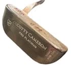 USED Left Handed Putter Scotty Cameron - Pro Platinum - Del Mar Three - Silver