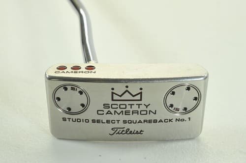 LEFT Titleist 2008 Scotty Cameron Studio Select Squareback No. 1 Putter #186349