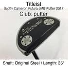 Titleist Scotty Cameron Futura 5MB Putter 2017 putter Putter 35" Original Steel