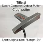 Titleist Scotty Cameron Detour Putter putter Putter 34" Original Steel Right-Han