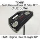 Titleist Scotty Cameron Futura 5S Putter 2017 putter Putter 33" Original Steel R