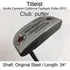 Titleist Scotty Cameron California Fastback Putter 2012 putter Putter 34" Origin