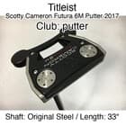 Titleist Scotty Cameron Futura 6M Putter 2017 putter Putter 33" Original Steel R