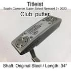 Titleist Scotty Cameron Super Select Newport 2+ 2023 putter Putter 34" Original