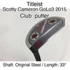 Titleist Scotty Cameron GoLo3 2015 putter Putter 33" Original Steel Right-Handed